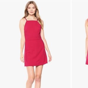 French Connection Whisper Sheath High Neck Dress